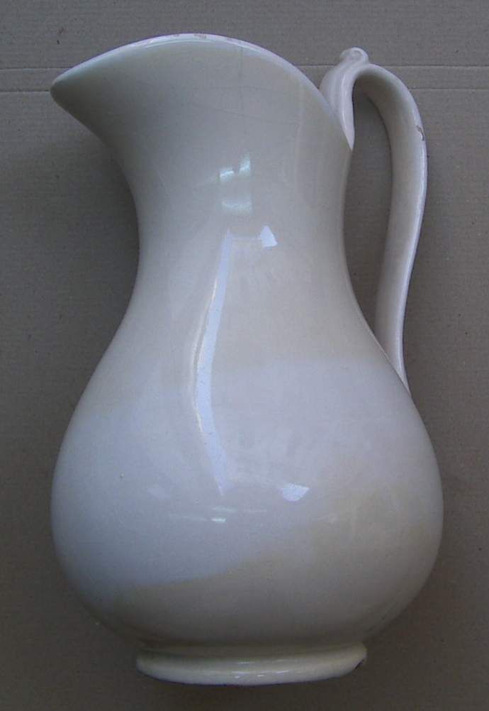 Antica Brocca Decorativa In Porcellana, Fine XIX   Inizio XX Secolo