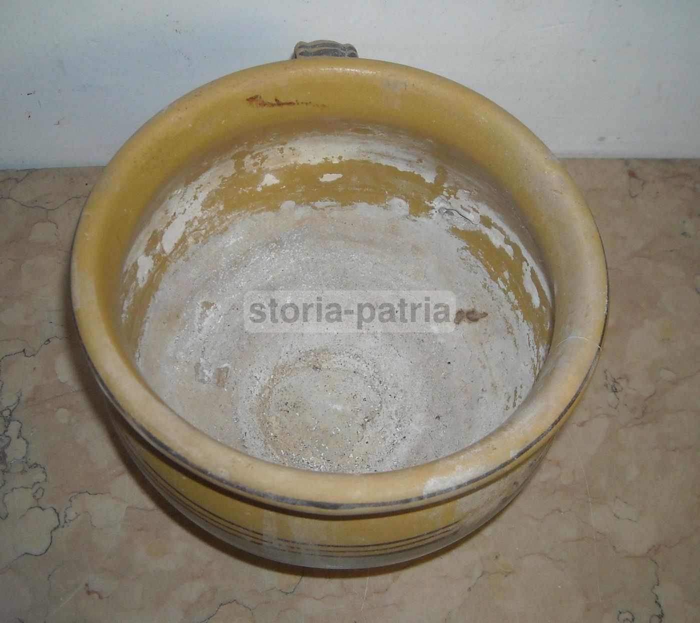 Vaso Cachepot In Ceramica, Fine XIX   Inizio XX Secolo, Italia Meridionale