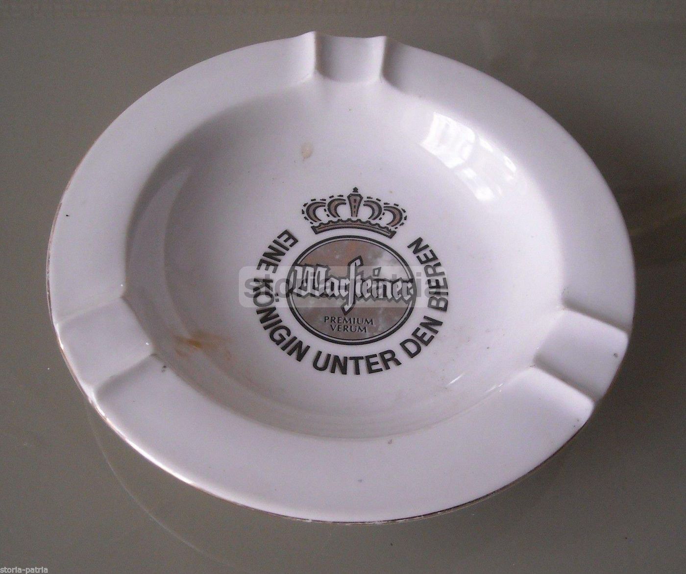 Posacenere Warsteiner Birra Porcellana Rastal Vintage Collezione