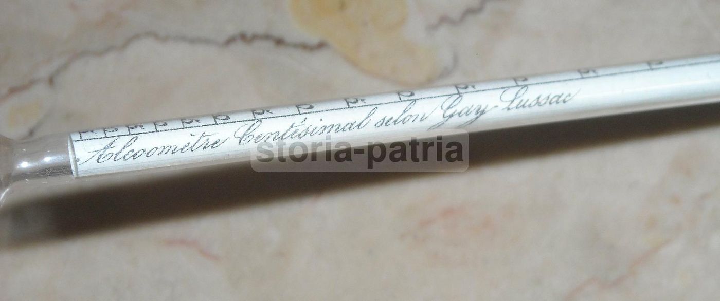 Alcolimetro Centesimale Gay Lussac Antico, Enologia Fine '800