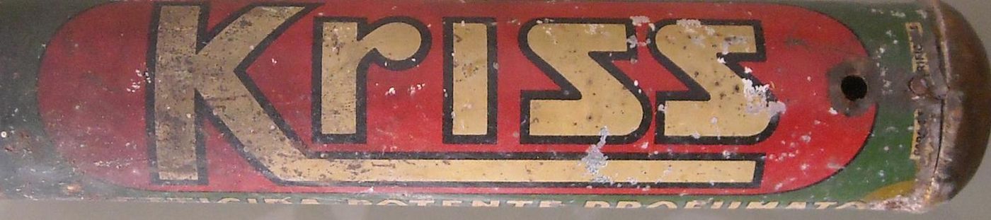 Latta Insetticida Kriss, Anni '20 '30, Pubblicitaria Vintage