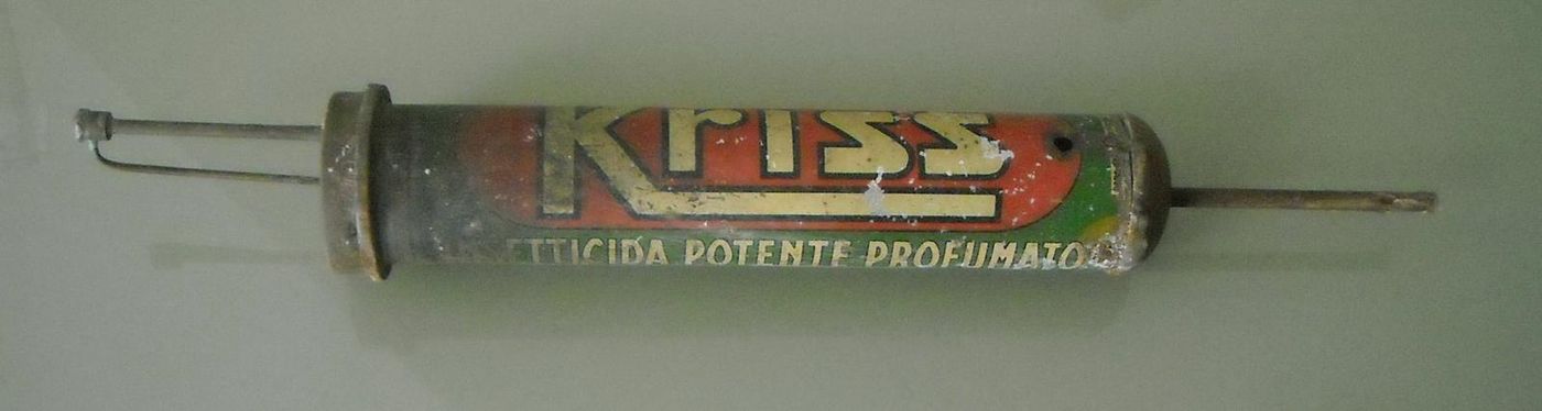 Latta Insetticida Kriss, Anni '20 '30, Pubblicitaria Vintage