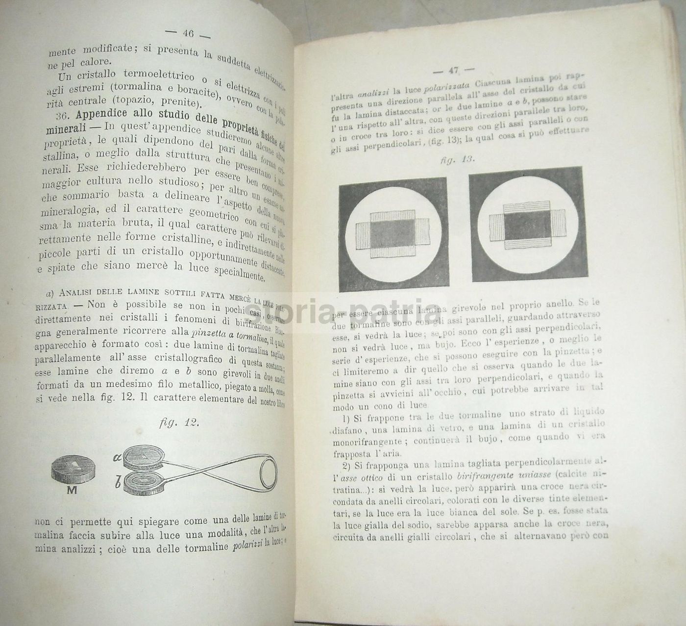 Corso Elementare Di Mineralogia Del Gaizo 1888 Napoli Vesuvio