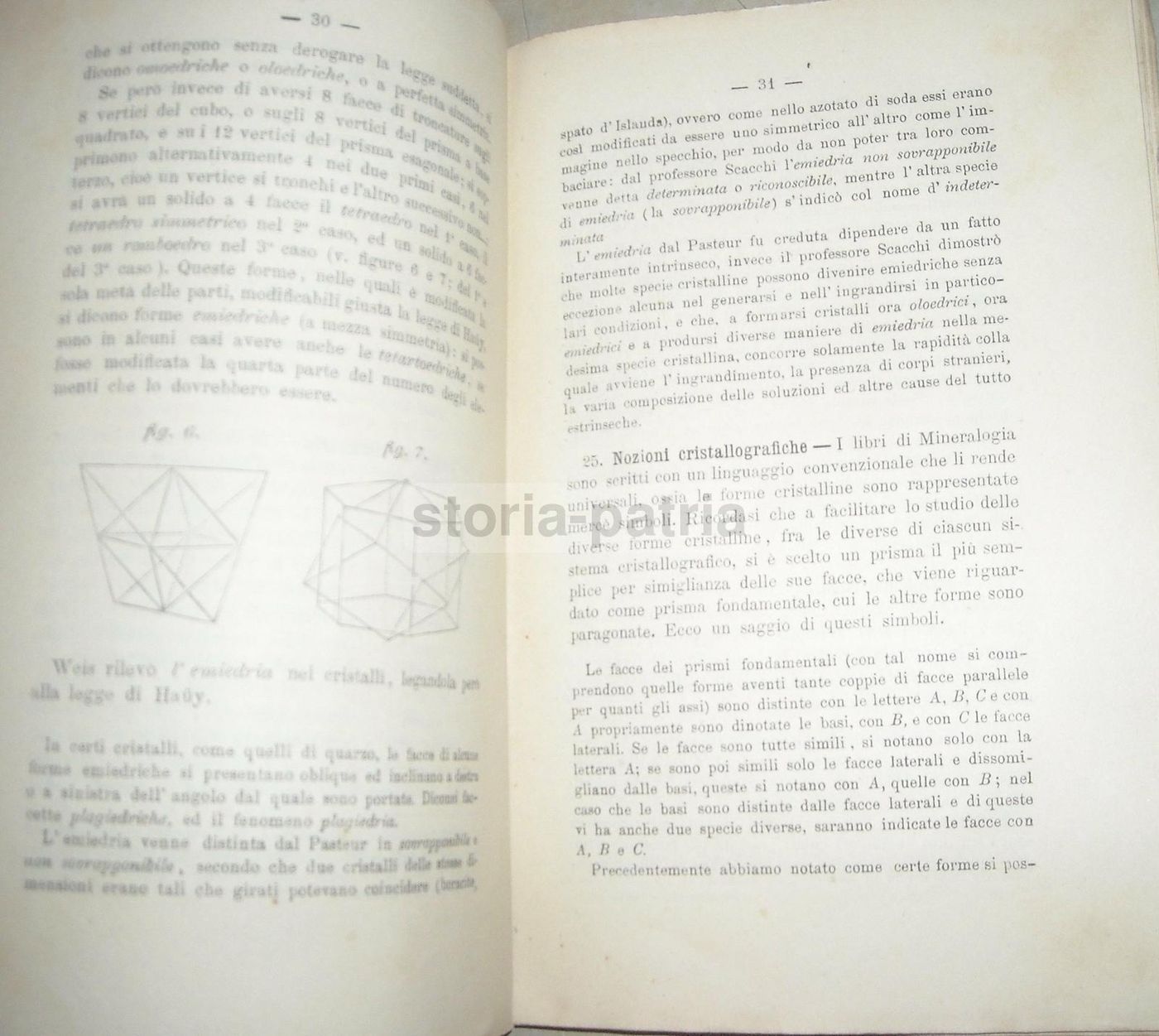 Corso Elementare Di Mineralogia Del Gaizo 1888 Napoli Vesuvio