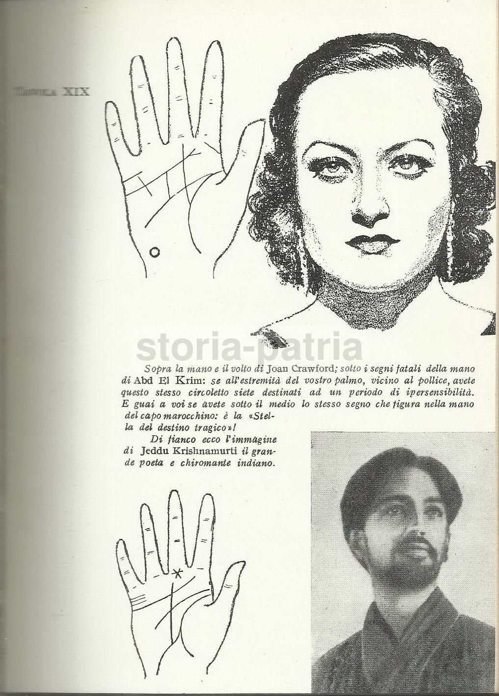 Chiromanzia E Criminologia: Vita Segreta Dei Chiromanti, 1944