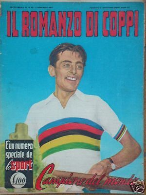 Periodico Illustrato Fausto Coppi 1953 Ciclismo Vintage
