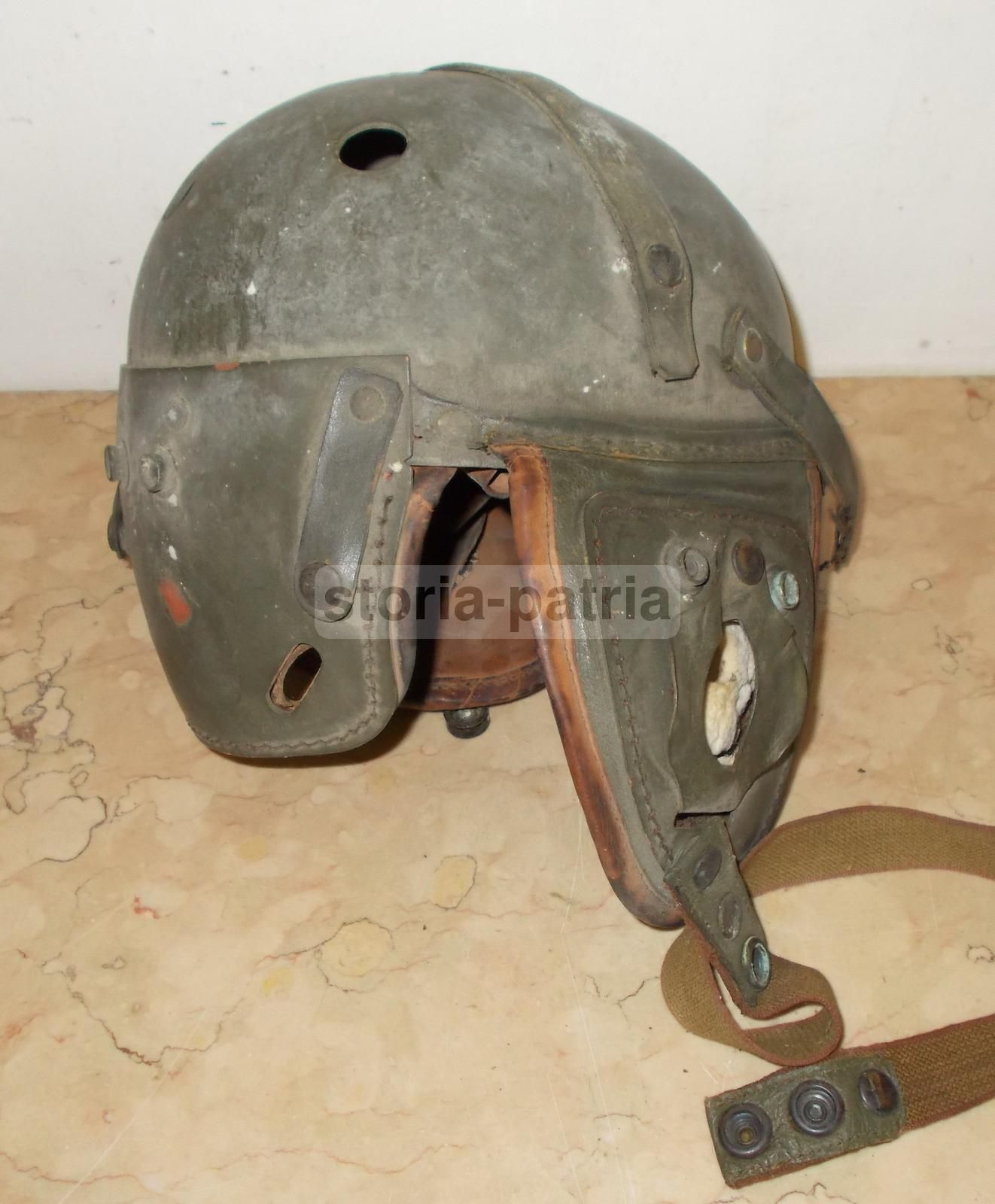 Antico Casco Militare Grigio Verde, Anni 1920 1930