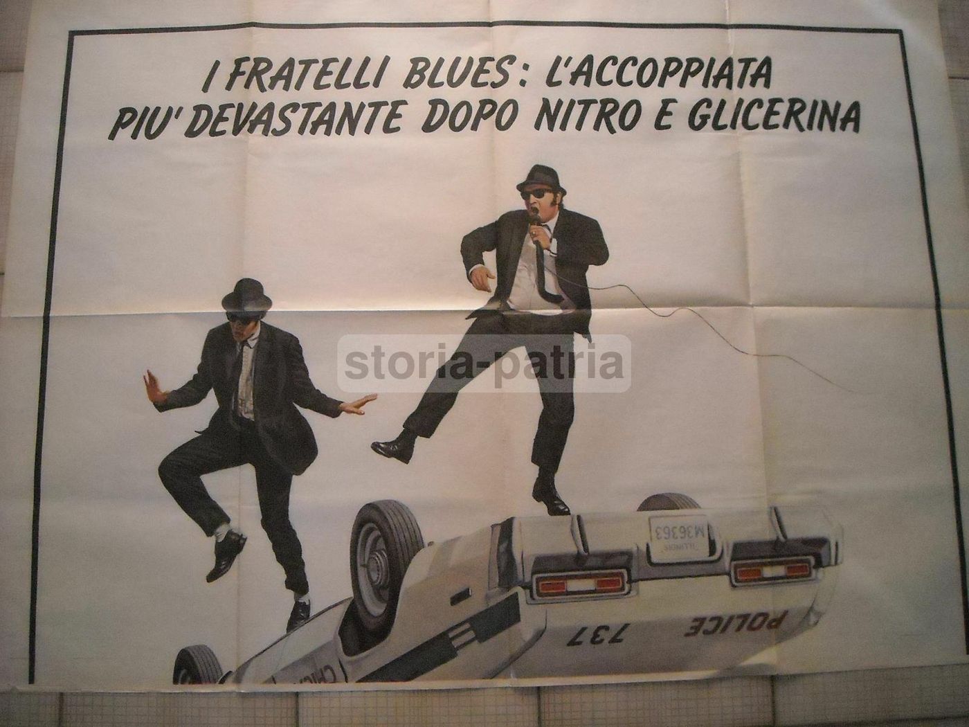Manifesti Cinematografici Anni '70 Fabio Testi Omar Sharif Blues Brothers