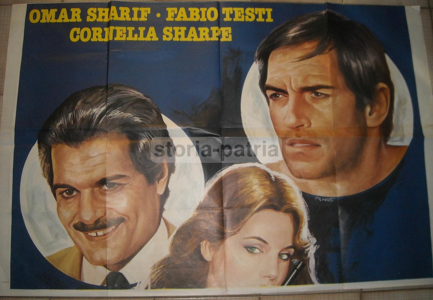 Manifesti Cinematografici Anni '70 Fabio Testi Omar Sharif Blues Brothers