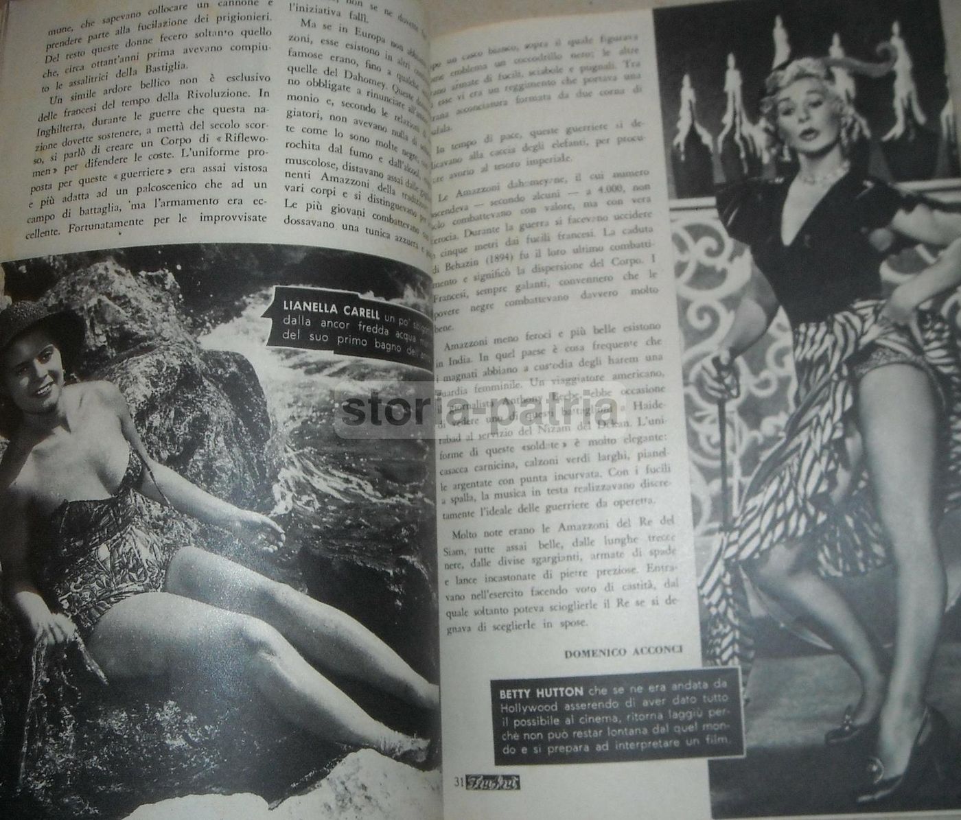 Rivista FruFru, N. 2, Aprile 1955. Cinema, Teatro, Attrici, Sophia Loren
