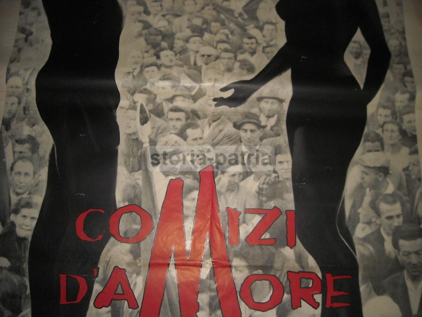 Manifesto Originale Comizi d'Amore Pasolini Moravia Musatti 1965