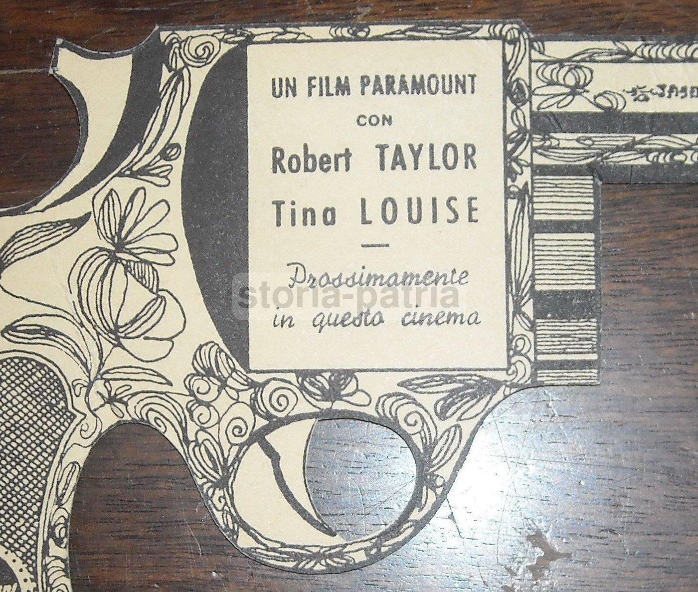 Locandina Pubblicitaria Film Il Boia 1960 Paramount Taylor Louise