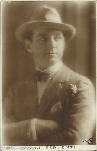 Luigi Serventi Cartolina d'Epoca Originale Edizioni Bettini Roma