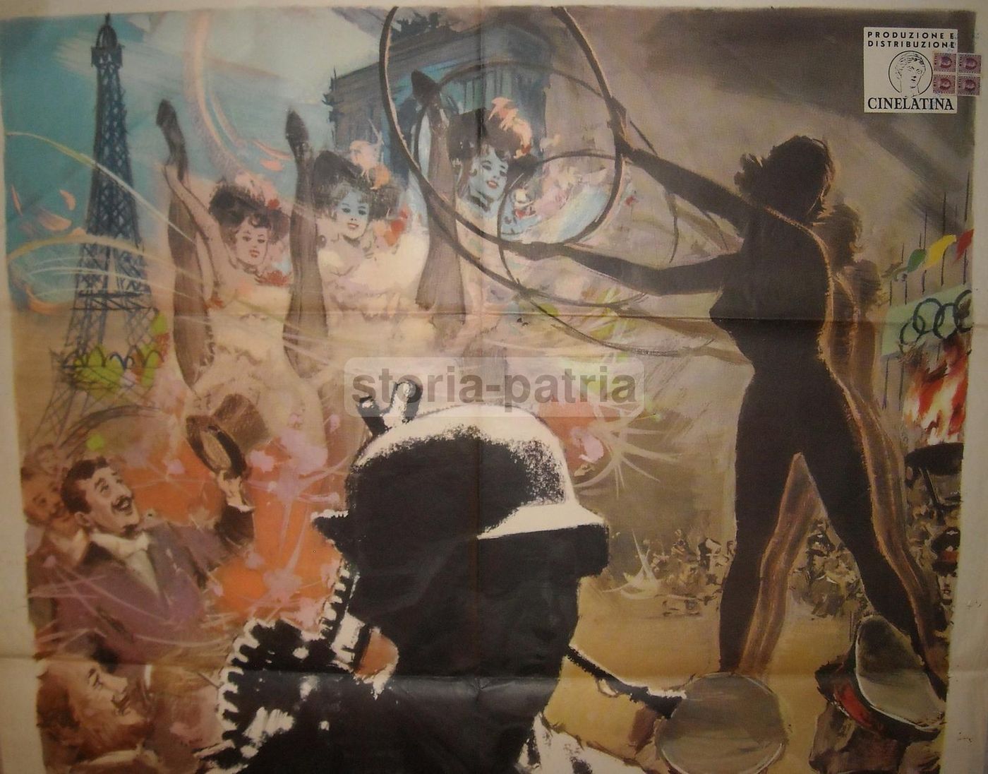 Manifesto Originale Film Gott Mit Uns, 1964, Angelo Cesselon, 140x100 Cm