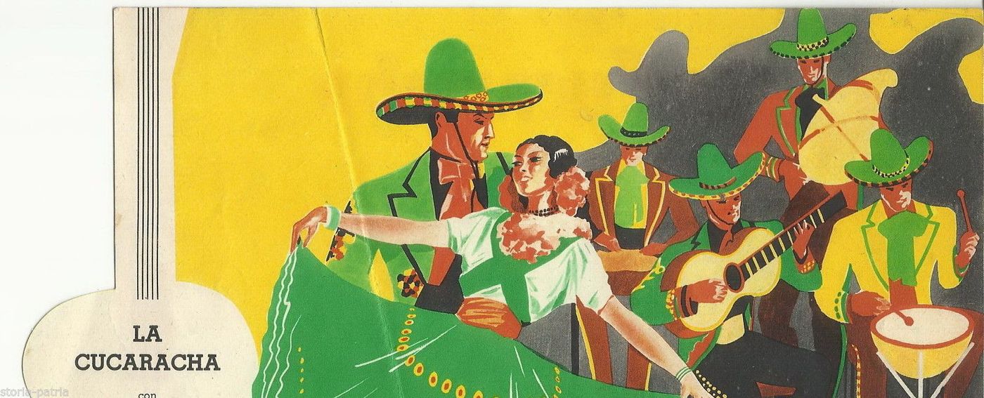 La Cucaracha Stampa Pubblicitaria Nico Edel RKO 1935 Steffi Duna