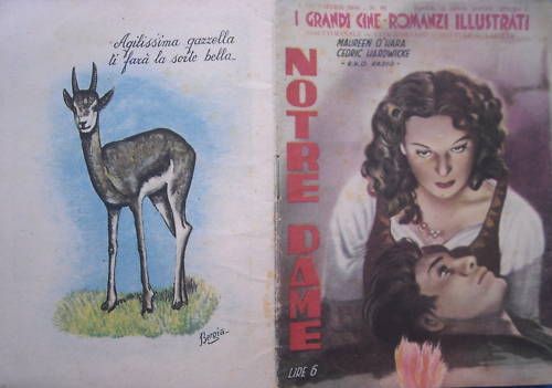 Cineromanzo Notre Dame 1946 S.A. Taurinia Torino
