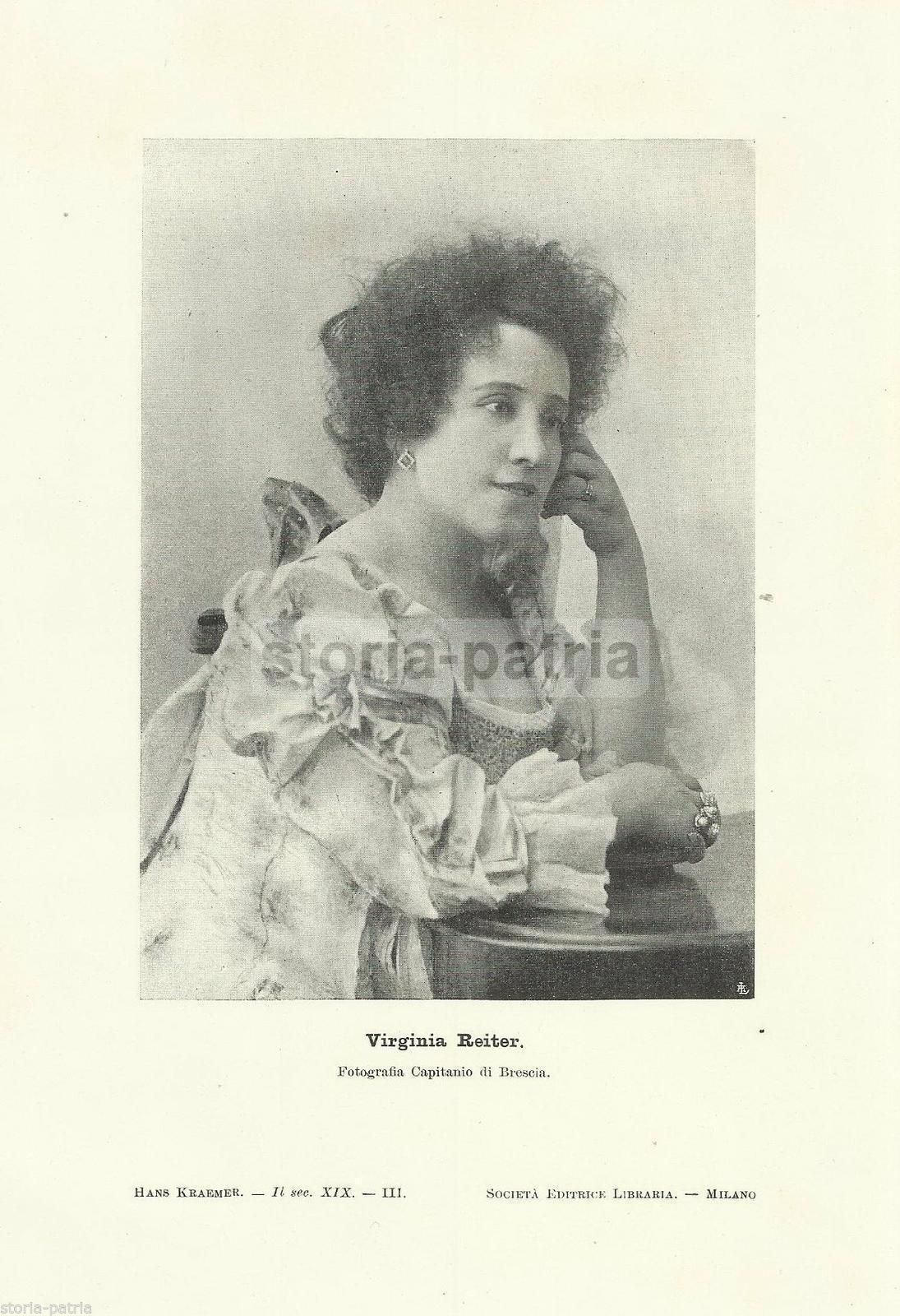 Virginia Reiter: Ritratto Dell'Attrice Modenese
