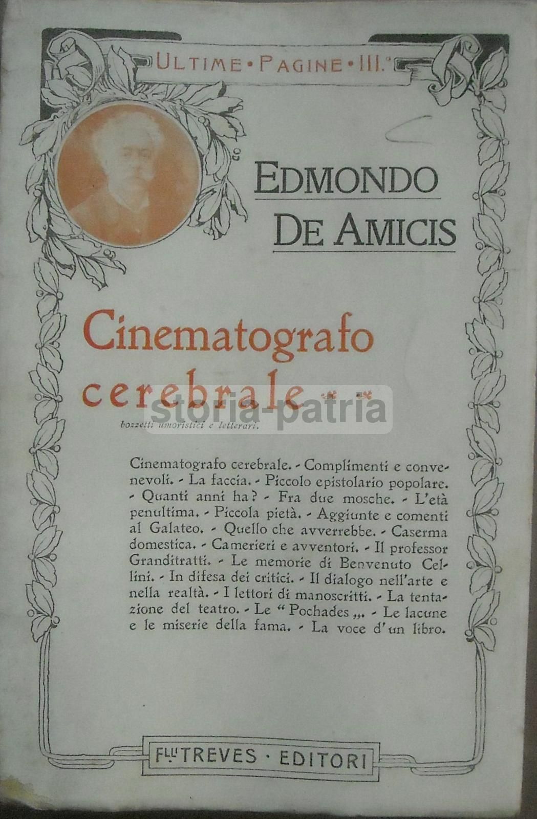 Cinematografo Cerebrale: Bozzetti Umoristici E Letterari (1909)