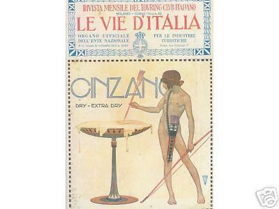 Stampa Pubblicitaria Antica Cinzano Dry Con Cupido, Inizio '900
