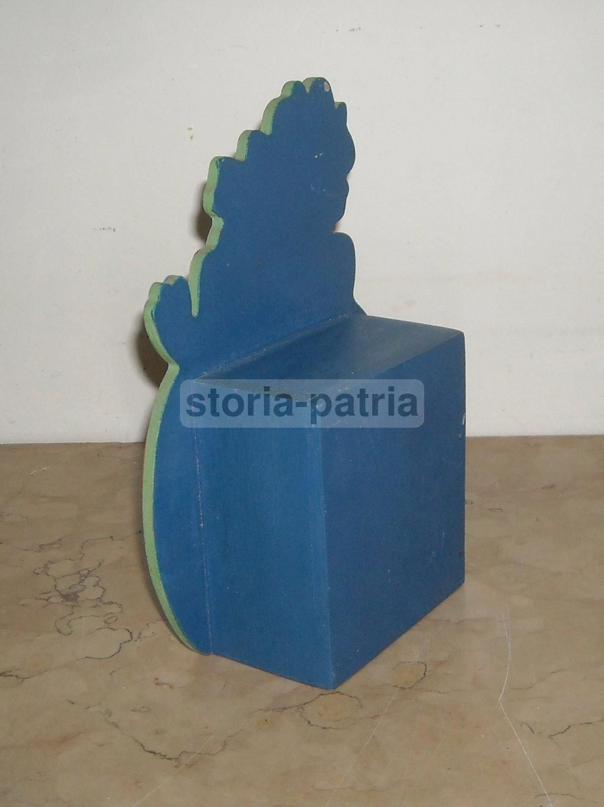 Salvadanaio Vintage Clown In Legno Anni '50