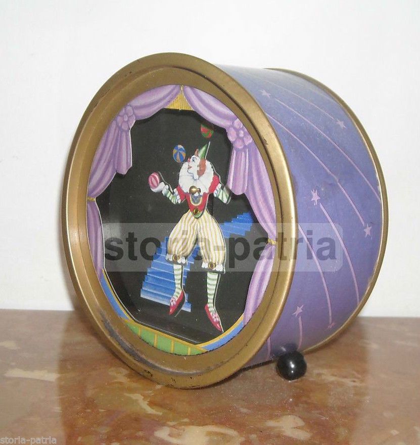 Carillon Clown Circo Vintage Giapponese Anni 60 70
