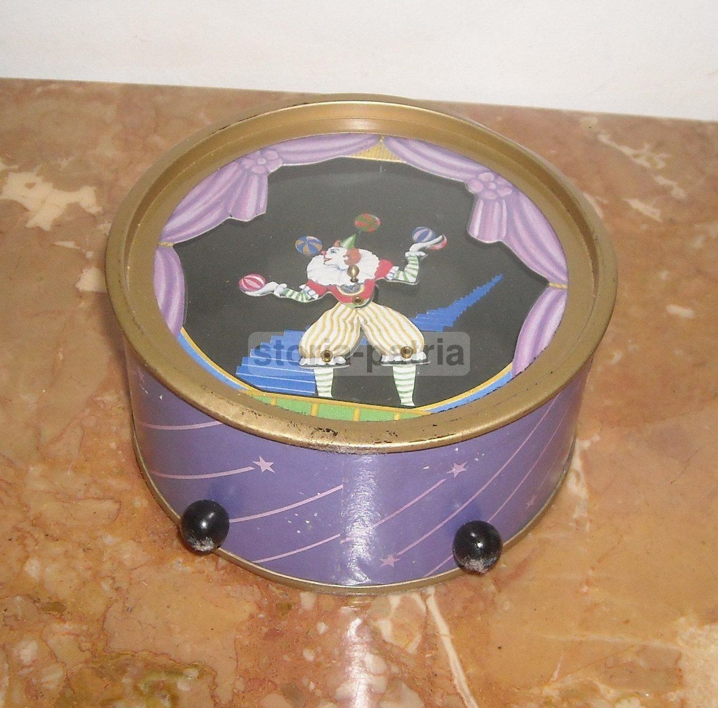 Carillon Clown Circo Vintage Giapponese Anni 60 70