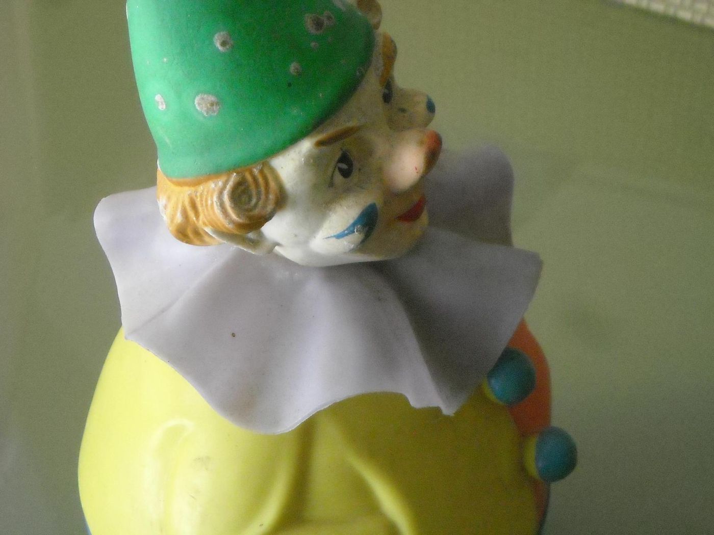 Pupazzo Clown Pagliaccio Rolly Toys, Germania, Anni '50