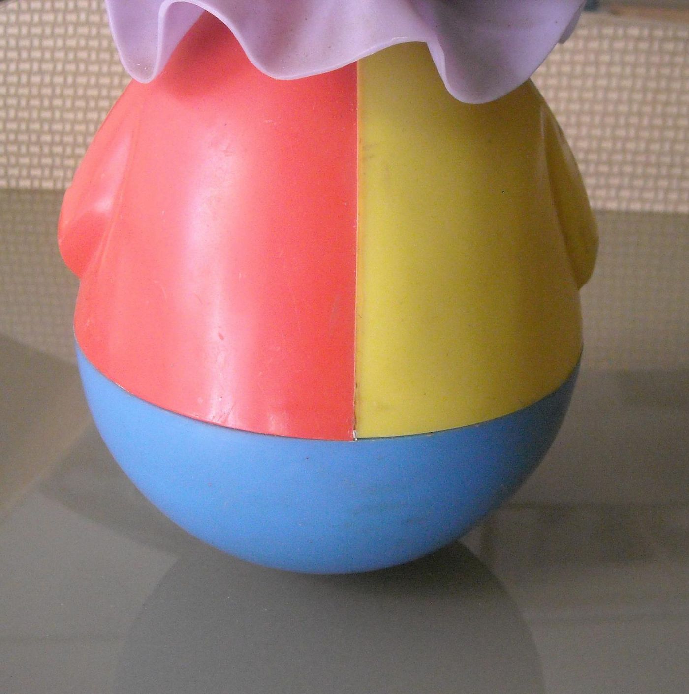 Pupazzo Clown Pagliaccio Rolly Toys, Germania, Anni '50