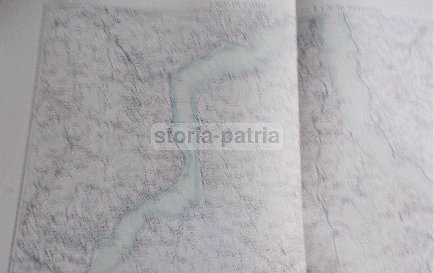 Mappa Antica Lago Di Como E Laghi Briantei, Anni '20, De Agostini