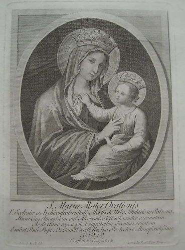 Stampa Devozionale Confraternita Della Morte, Roma, Bombelli, 1773