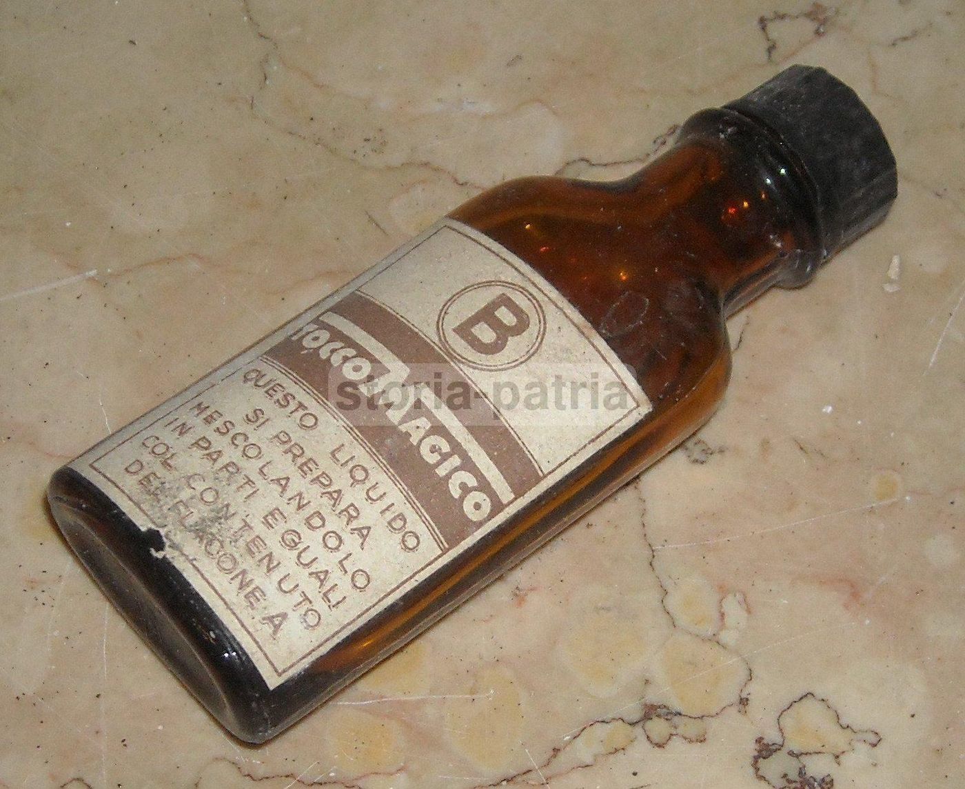 Boccetta Tocco Magico Cosmetica Capelli Vintage Anni '60 Vetro