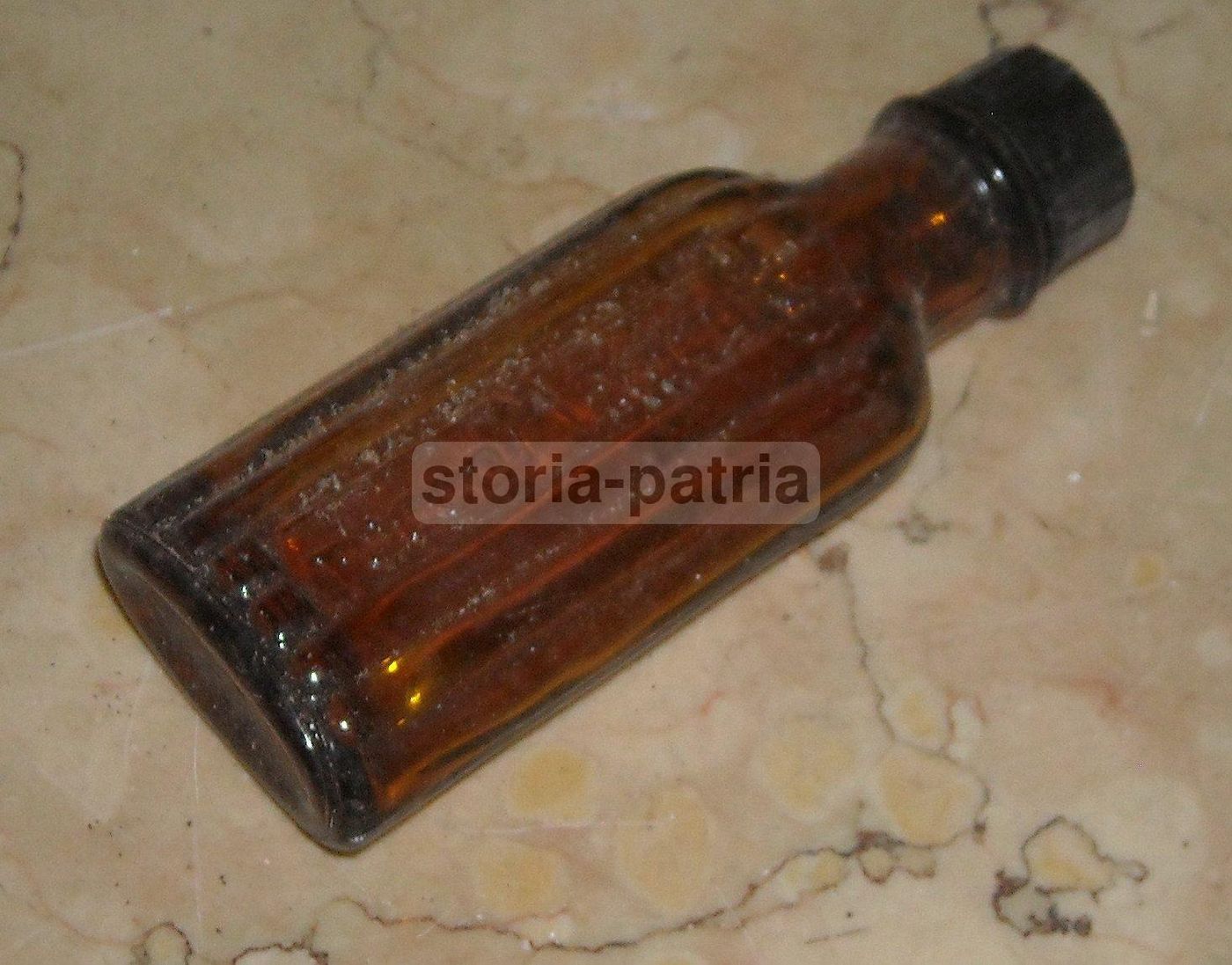 Boccetta Tocco Magico Cosmetica Capelli Vintage Anni '60 Vetro