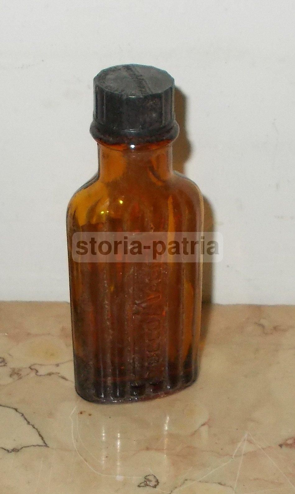 Boccetta Tocco Magico Cosmetica Capelli Vintage Anni '60 Vetro