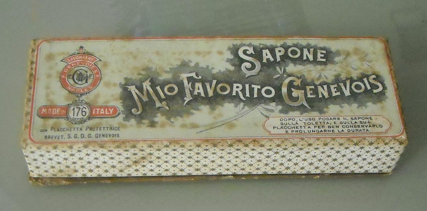 Scatola Sapone Genevois Napoli Pubblicità Vintage Anni '20