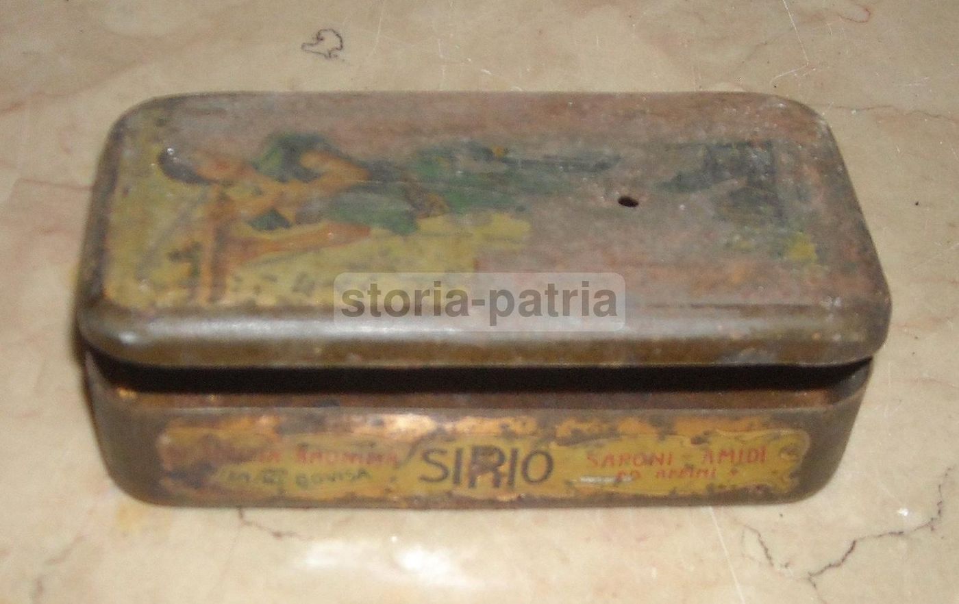 Scatola Sapone Sirio Milano Bovisa Liberty Primi '900 Araldica