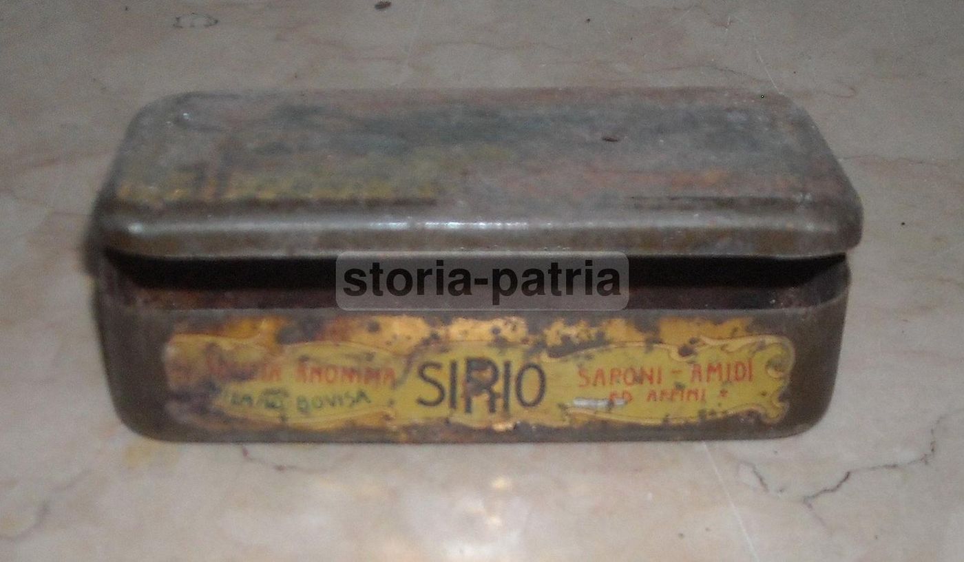 Scatola Sapone Sirio Milano Bovisa Liberty Primi '900 Araldica