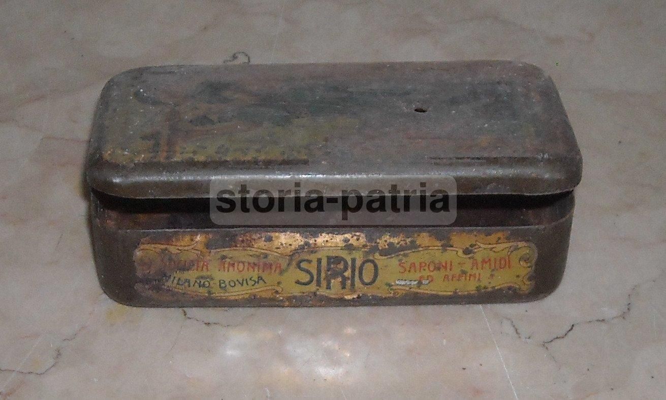 Scatola Sapone Sirio Milano Bovisa Liberty Primi '900 Araldica