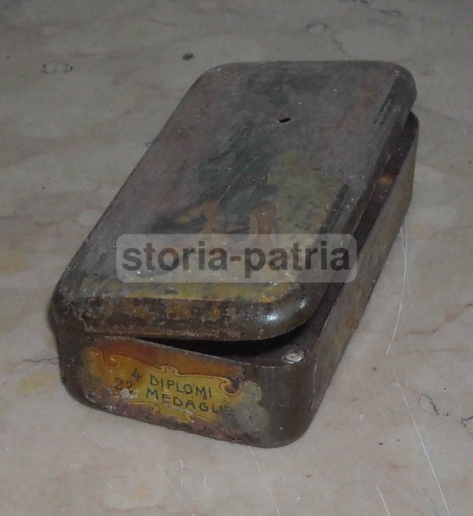 Scatola Sapone Sirio Milano Bovisa Liberty Primi '900 Araldica