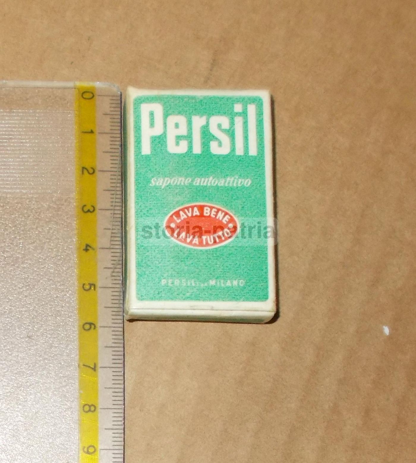 Mini Scatola Pubblicitaria Sapone Persil Milano Anni '60
