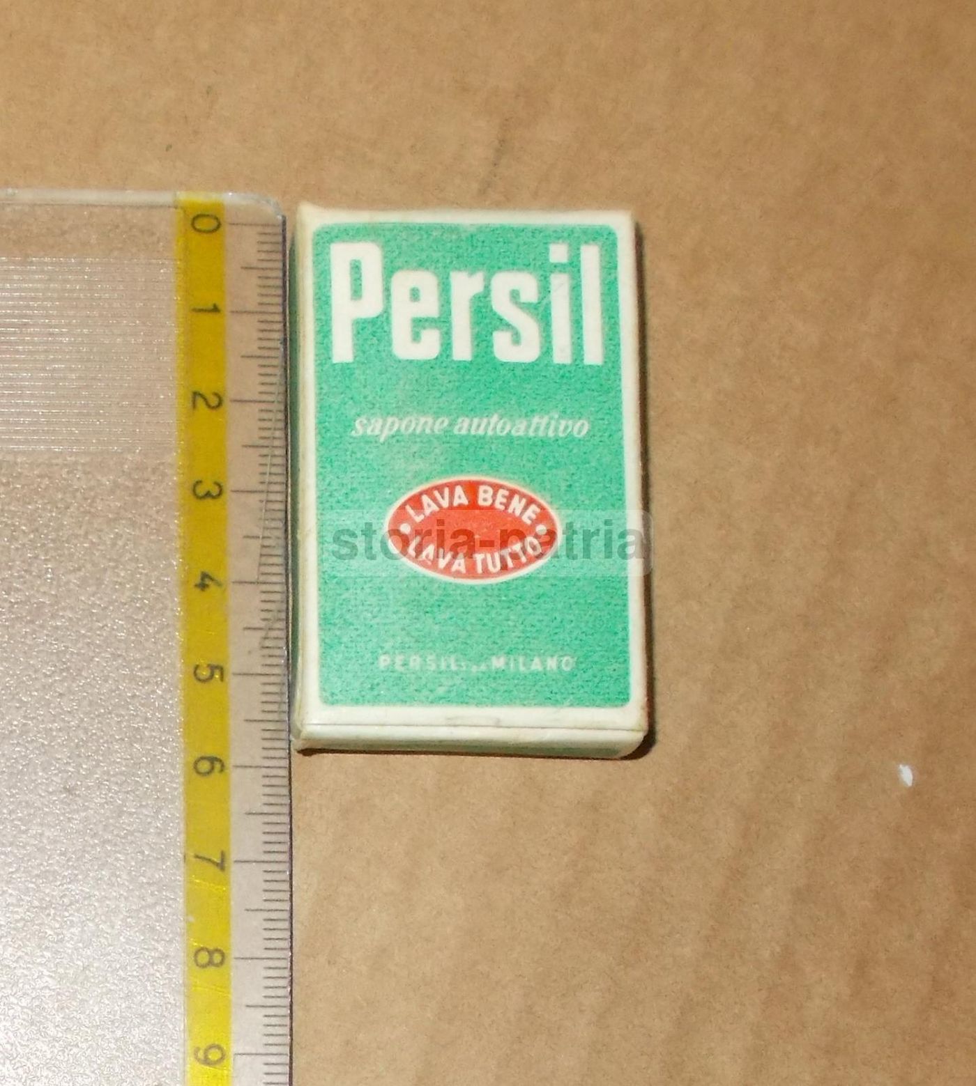 Mini Scatola Pubblicitaria Sapone Persil Milano Anni '60