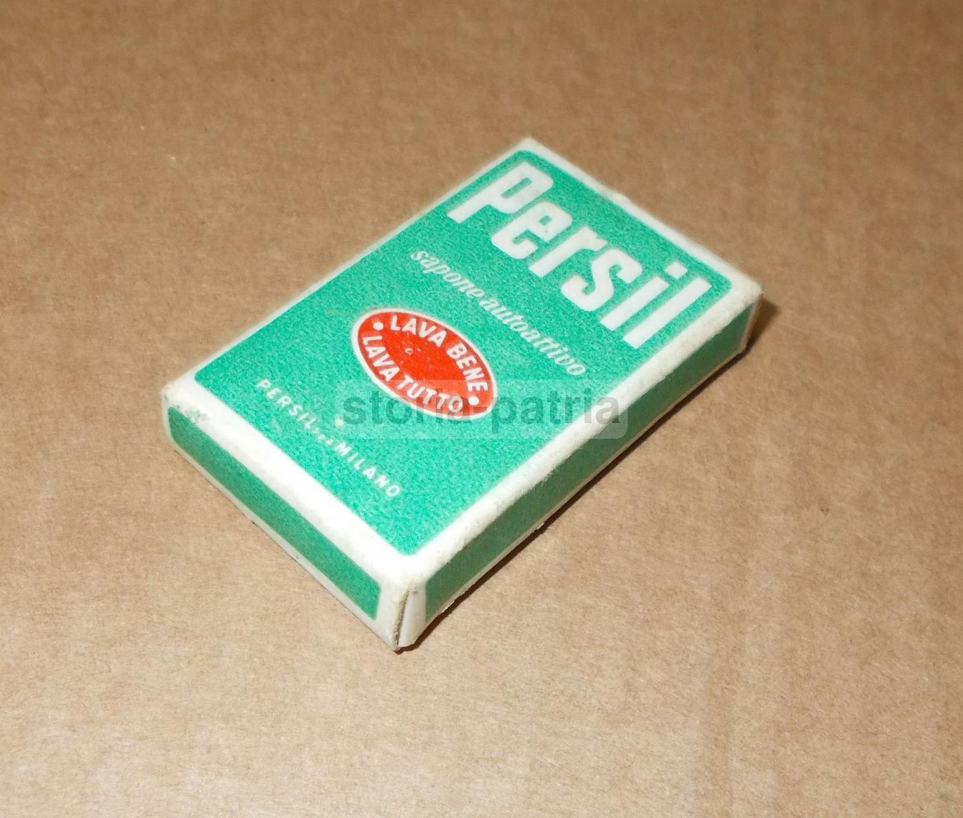 Mini Scatola Pubblicitaria Sapone Persil Milano Anni '60