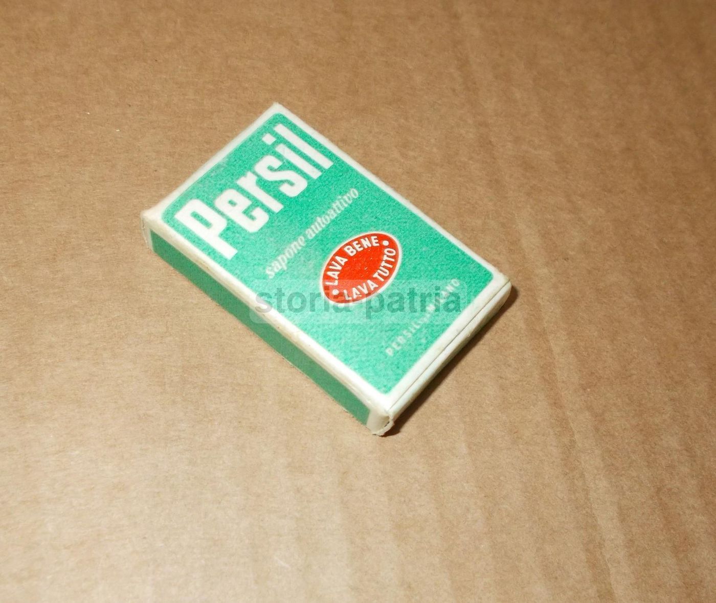 Mini Scatola Pubblicitaria Sapone Persil Milano Anni '60