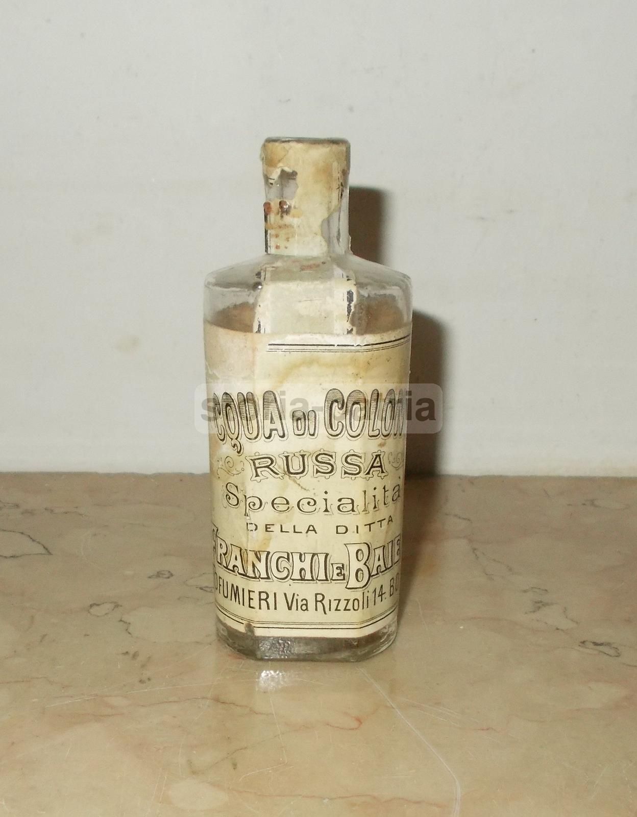 Acqua Di Colonia Russa Franchi E Baiesi Bologna, Primo '900