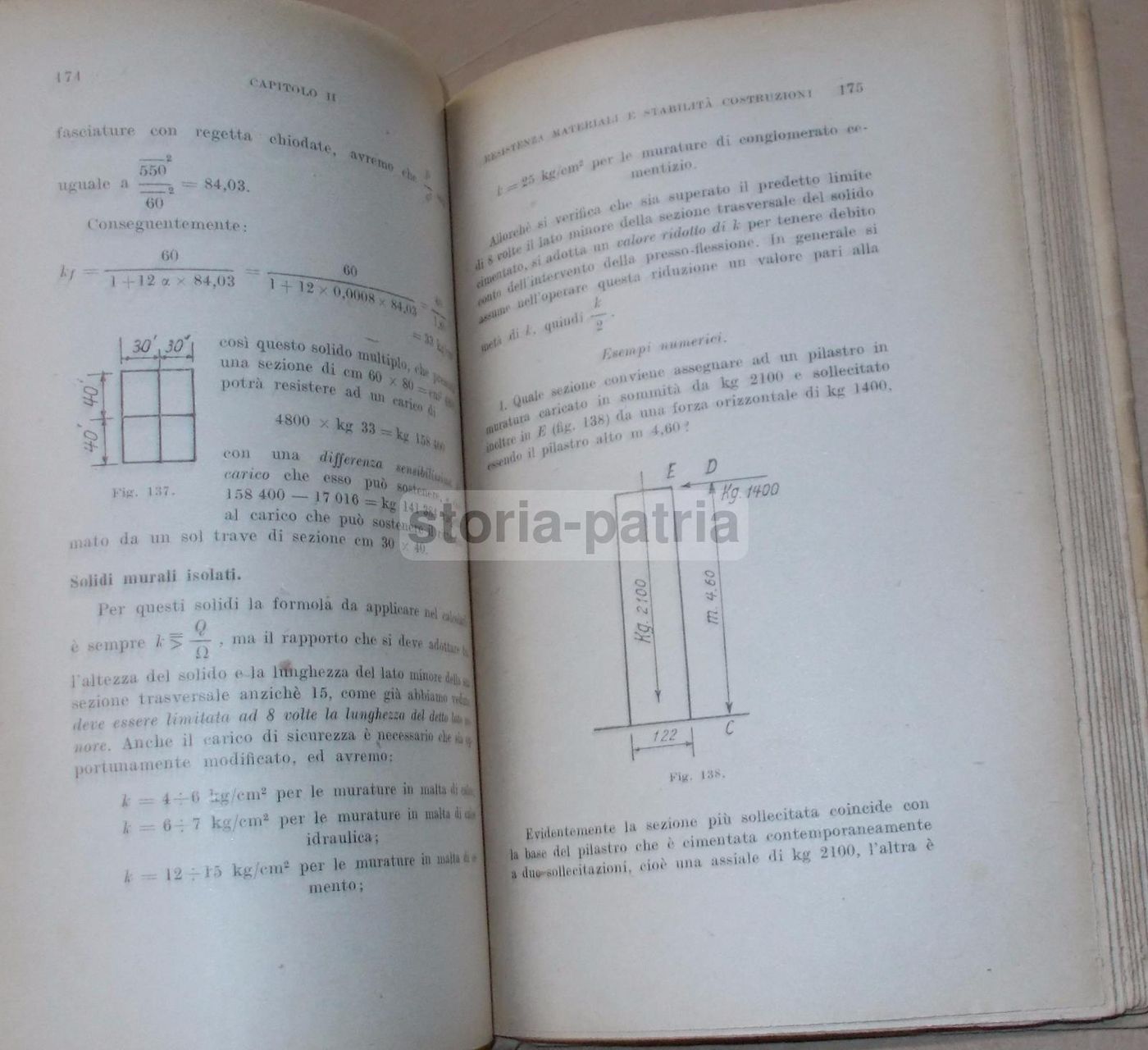 Statica E Resistenza Dei Materiali   Stabilità Delle Costruzioni Edili. Virgilio Betocchi, Hoepli, 1946