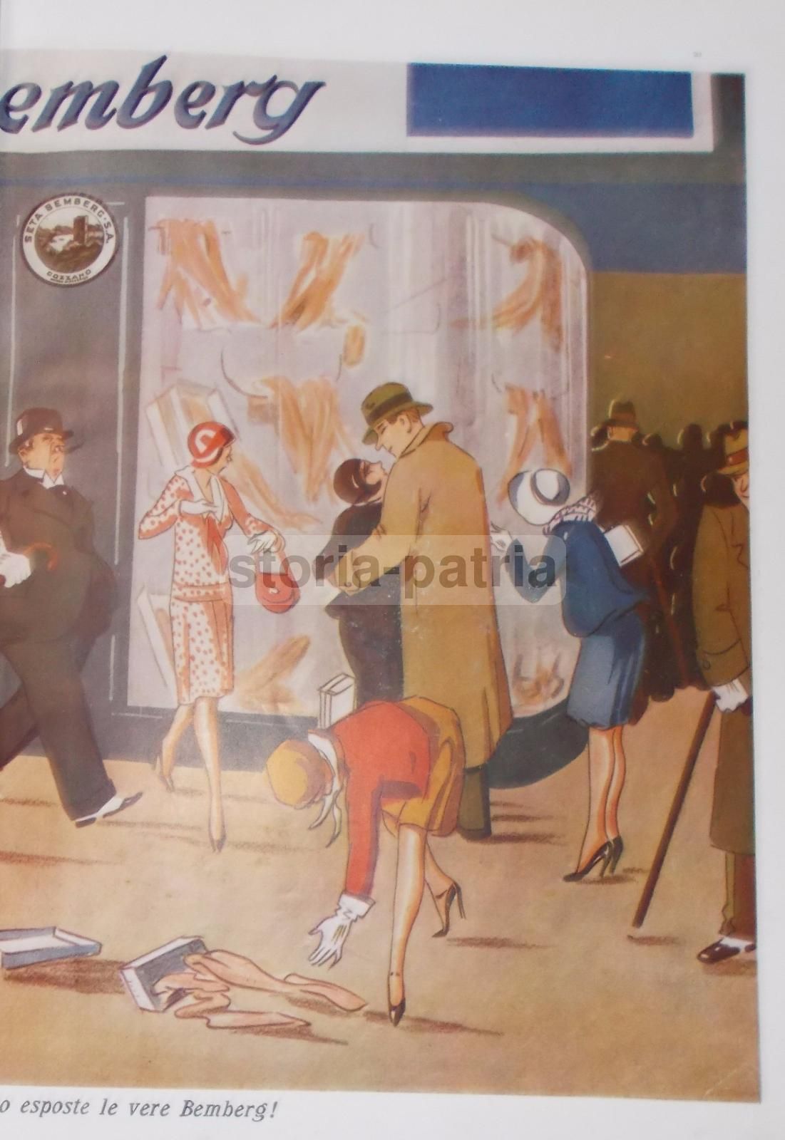 Pubblicità Gancia Vermouth Bianco Golia Anni '30 Maschera