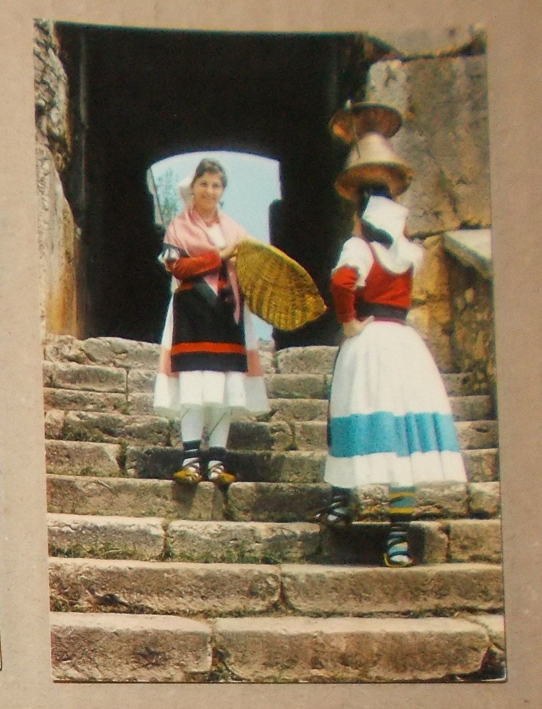 Cartolina Costumi Tradizionali Ciociari, Alatri: Acquaiola E Cestara, Anni '50 '70