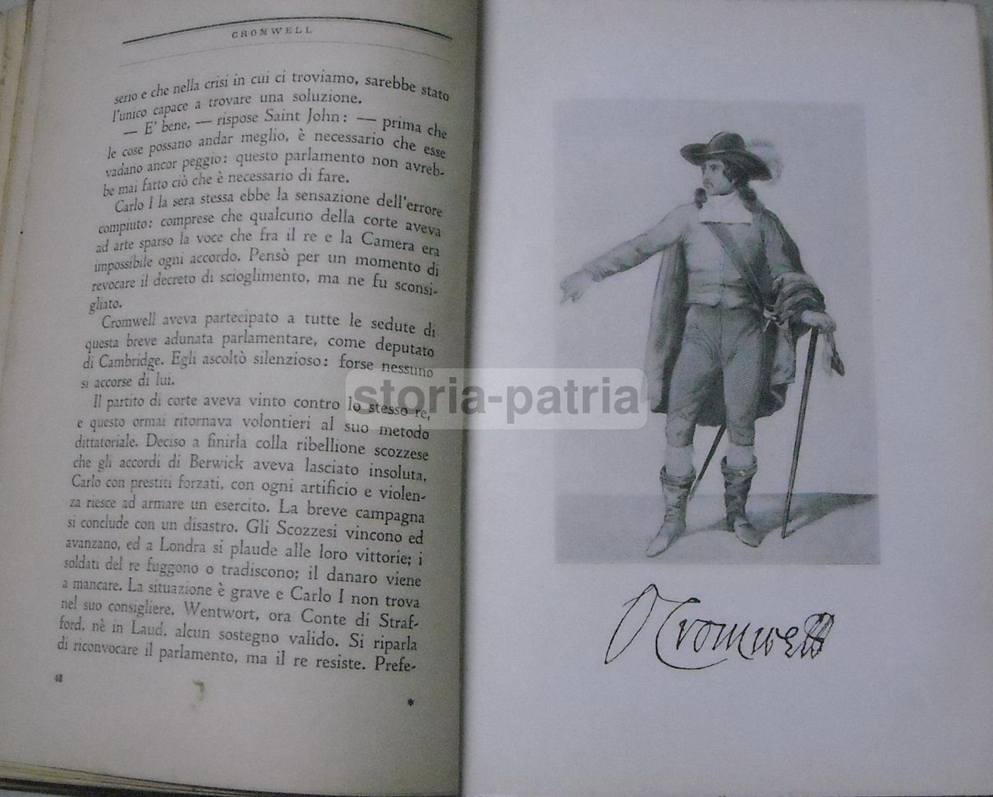 Cromwell Di Eucardio Momigliano, Corbaccio 1932, Storia Inglese