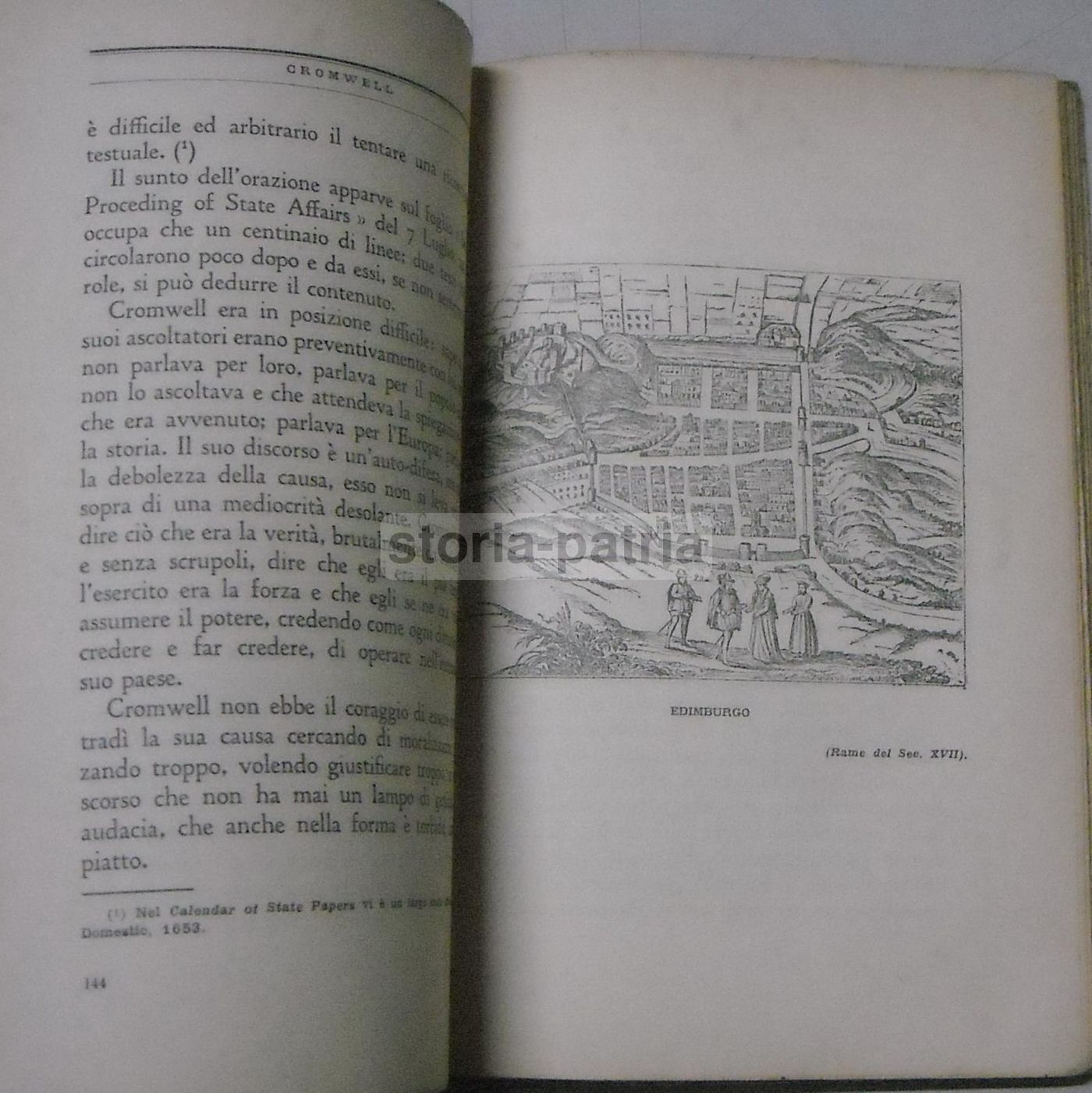 Cromwell Di Eucardio Momigliano, Corbaccio 1932, Storia Inglese