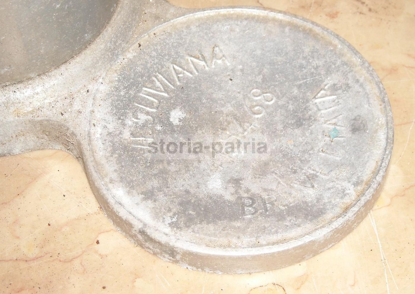 Caffettiera Napoletana Vesuviana Vintage In Metallo, Anni '50