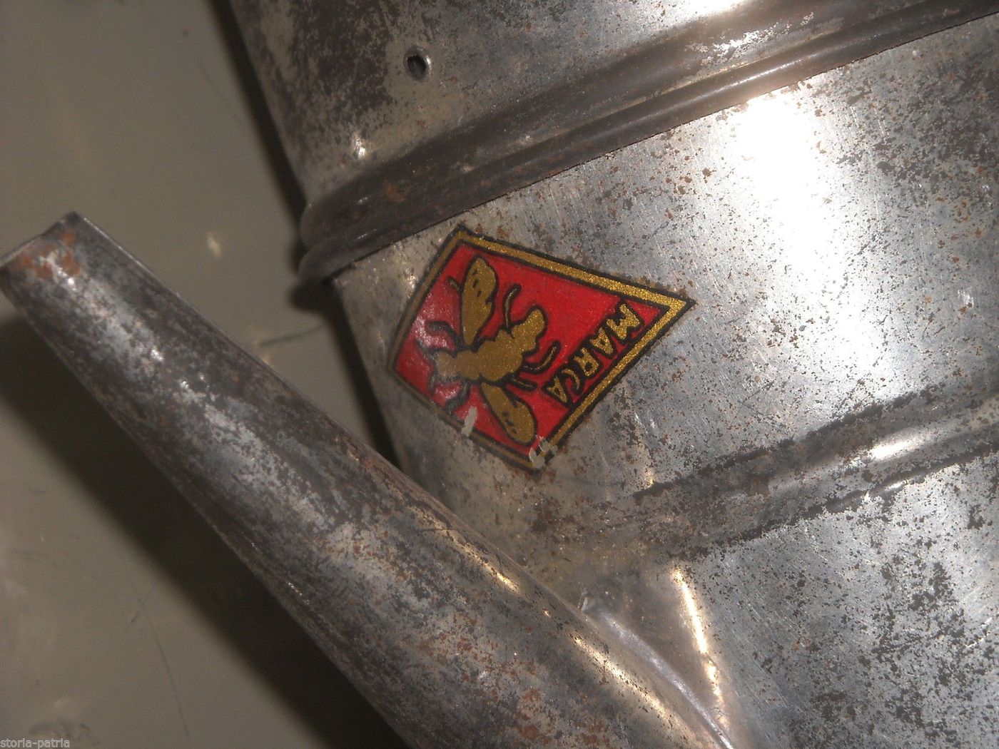 Caffettiera Napoletana Vintage Mosca In Metallo, Anni '30
